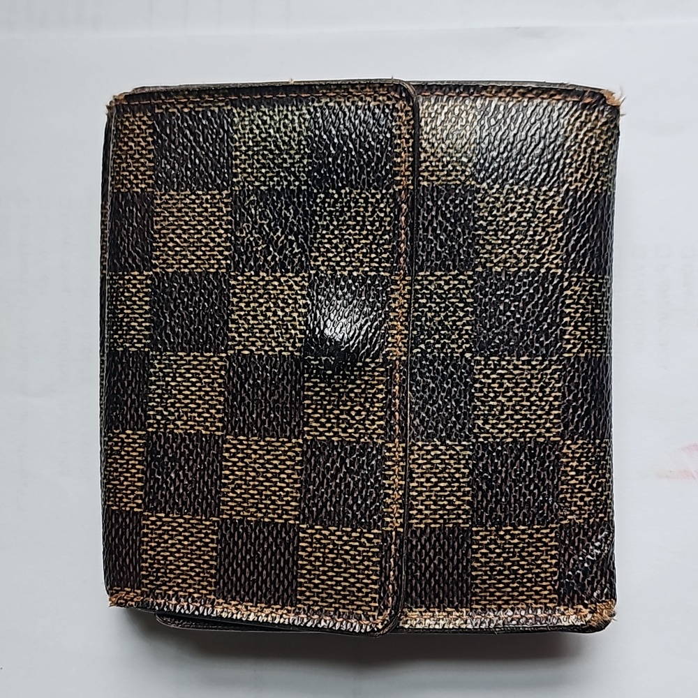 Authentic 2005 Vintage Louis Vuitton Damier Ebene Elise Wallet